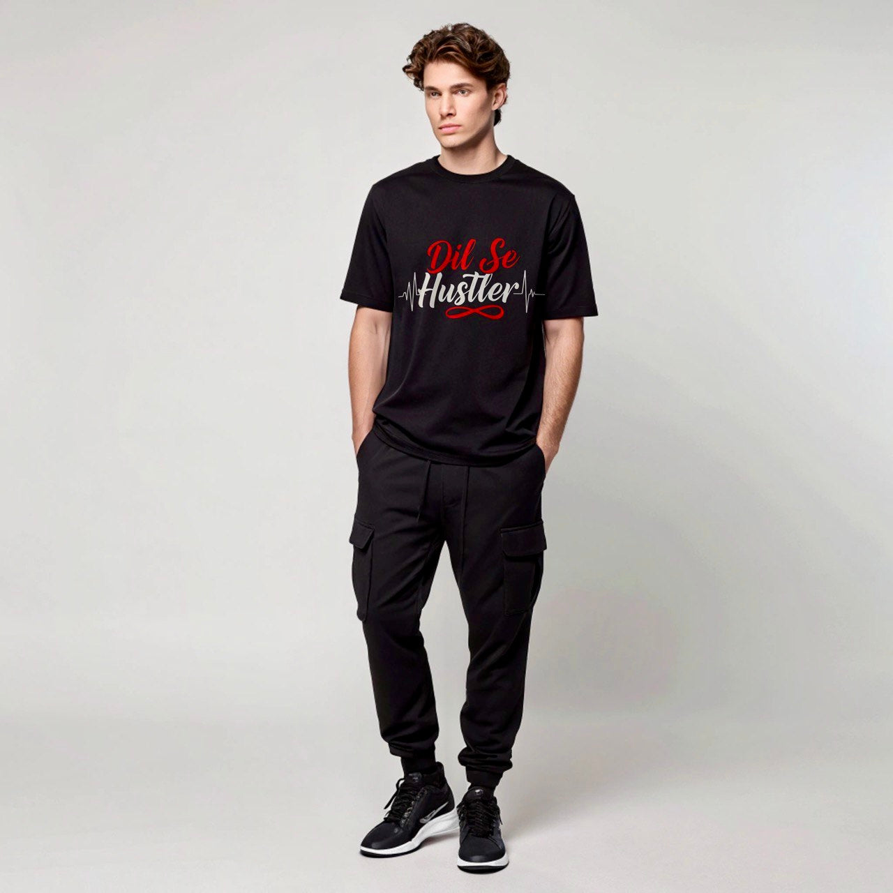 Dil Se Hustler Graphic Tee– For Those Who Feel It Deep
